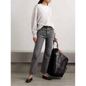 AGOLDE 90s Pinch Waist cropped high-rise straight-leg jeansGray Jeans Size 24